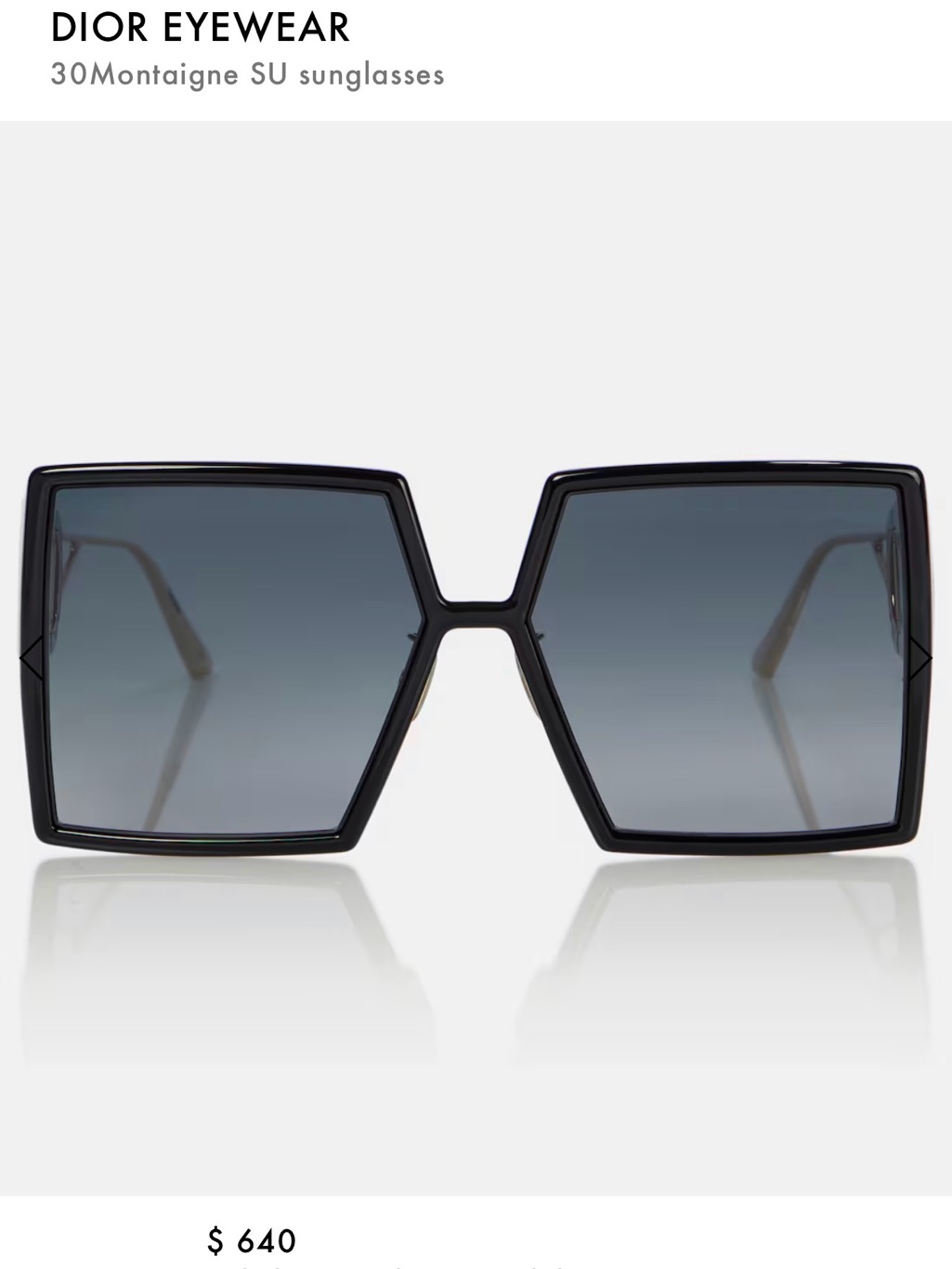 Dior 30 Montaigne Sunglasses- Oversized